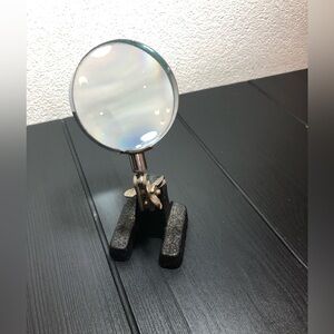 Vertical  reading desk magnifier